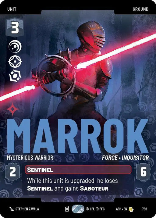 Marrok - Mysterious Warrior (Prestige) (786) [Ashes of the Empire]