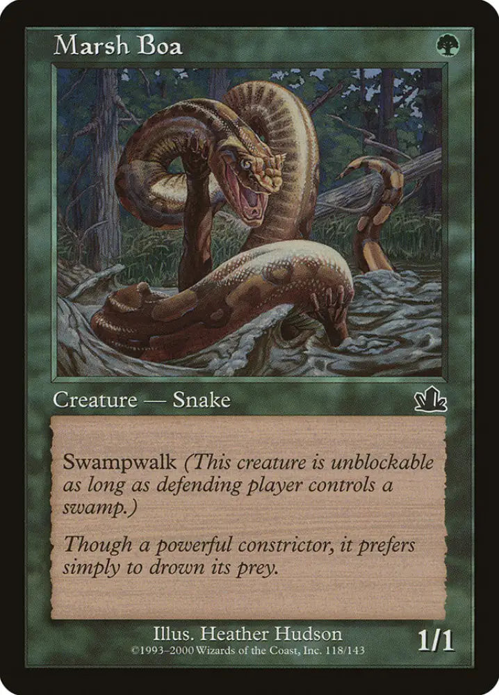 Marsh Boa [Prophecy] - MTG Single