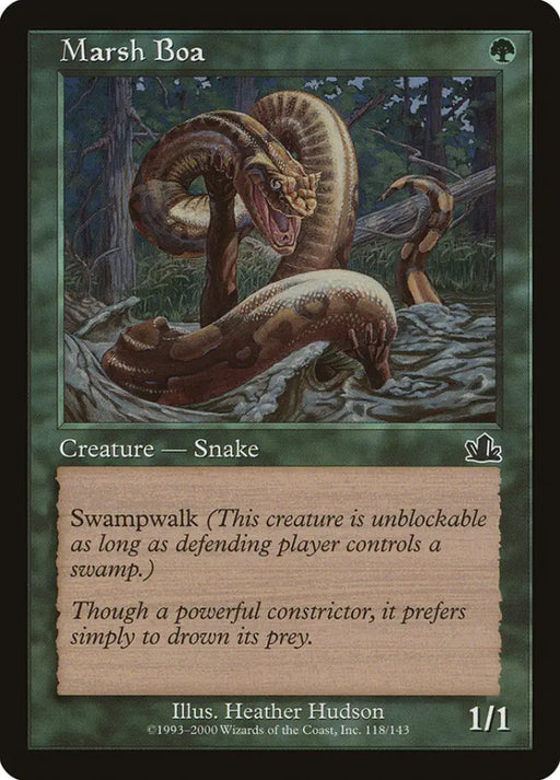 Marsh Boa [Prophecy] - MTG Single