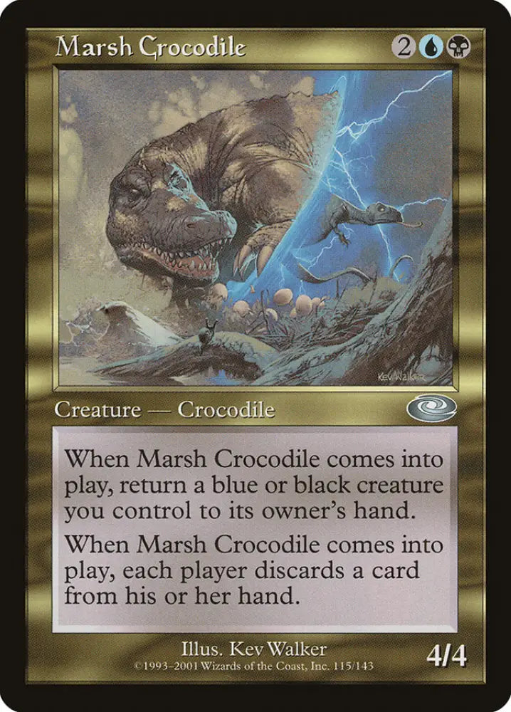 Marsh Crocodile [Planeshift] - MTG Single