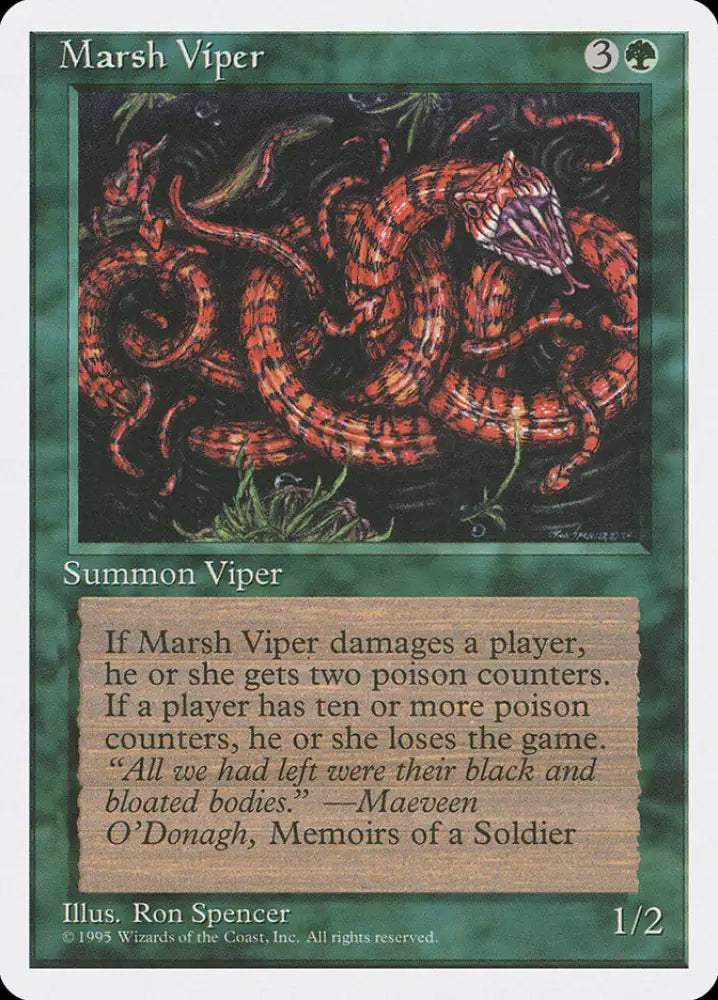 Marsh Viper [Fourth Edition] - MTG Single