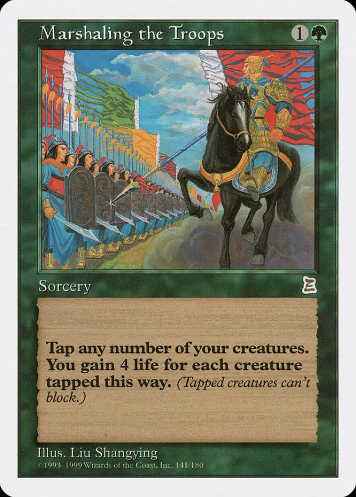 Marshaling the Troops [Portal Three Kingdoms] - MTG Single