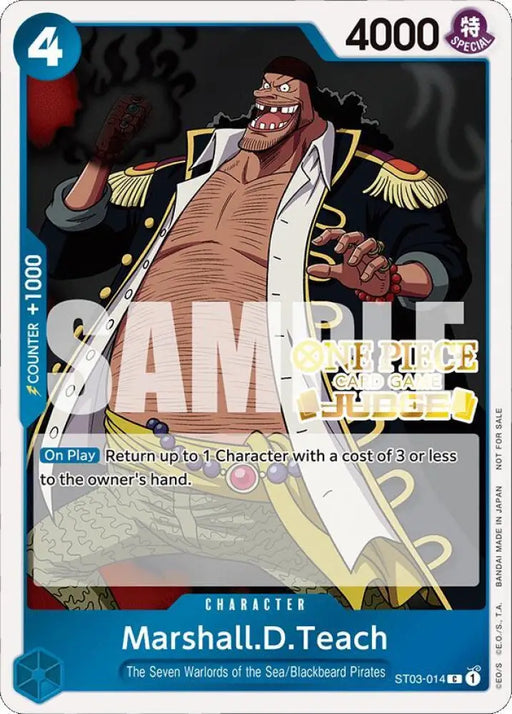 Marshall.D.Teach (Judge Pack Vol. 4) (ST03-014) [One Piece Promotion Cards]
