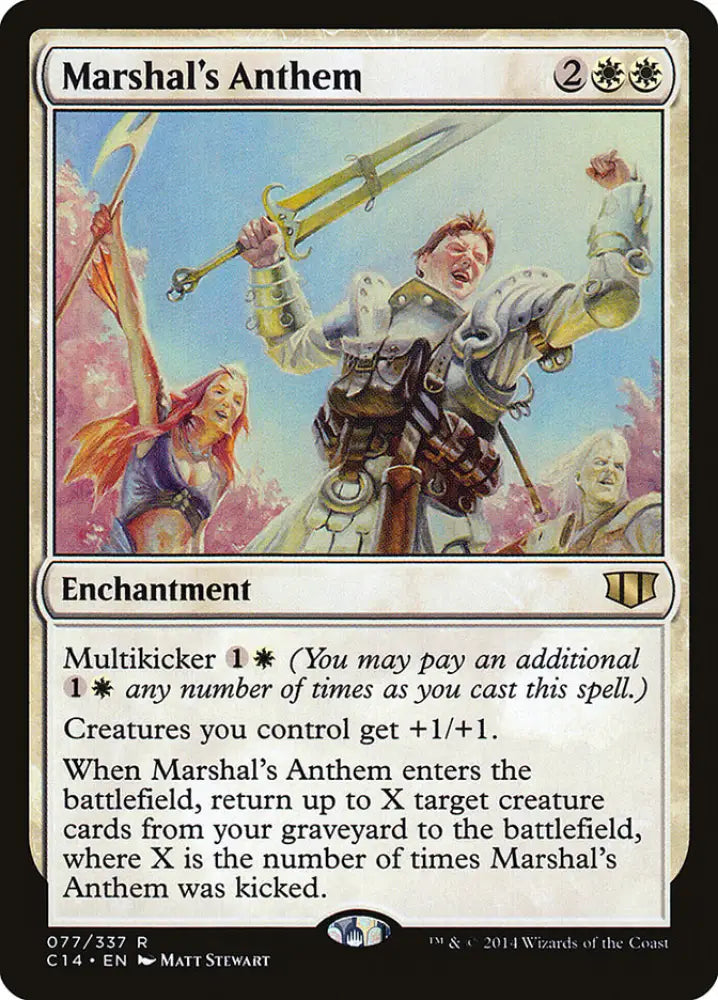 Marshal’s Anthem [Commander 2014] - MTG Single