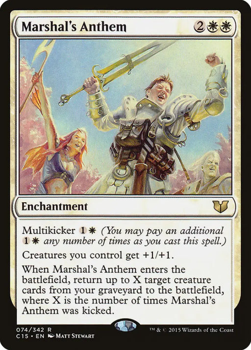 Marshal’s Anthem [Commander 2015] - MTG Single