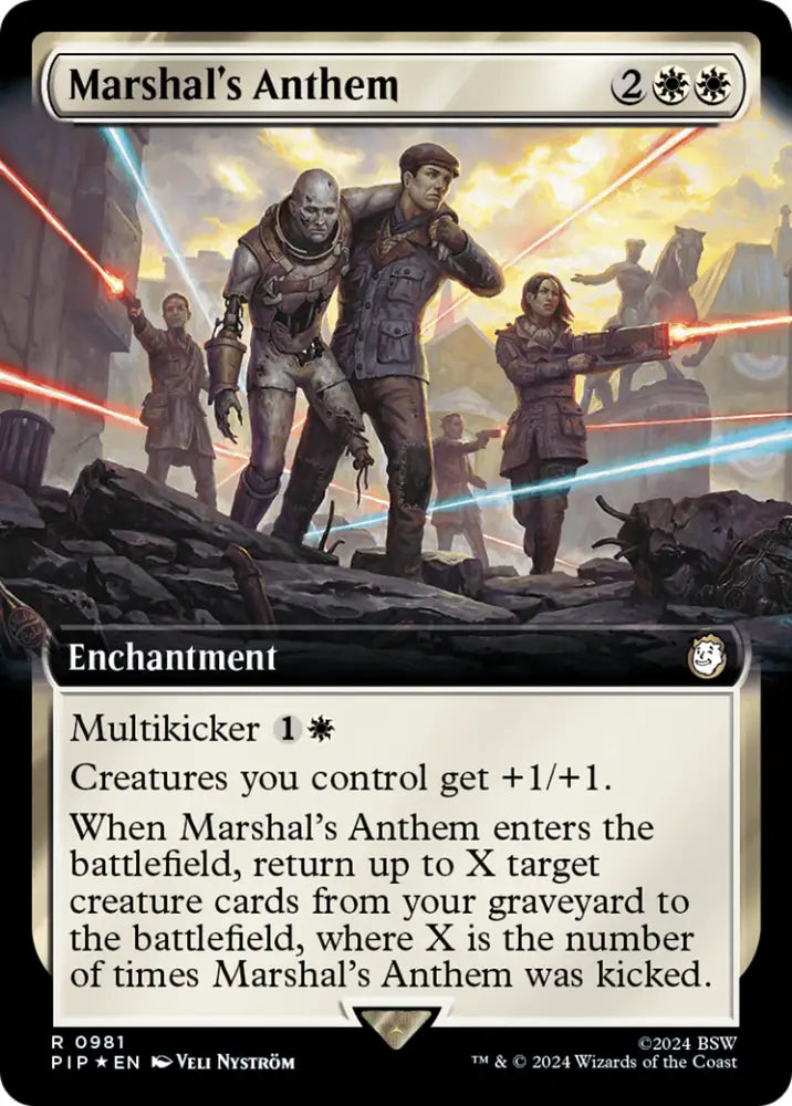 Marshal’s Anthem (Extended Art) (Surge Foil) [Fallout] - MTG Single