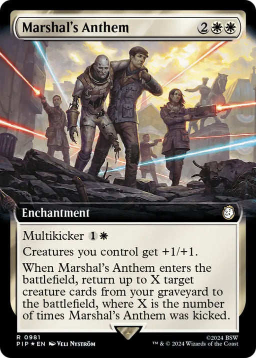 Marshal’s Anthem (Extended Art) (Surge Foil) [Fallout] - MTG Single