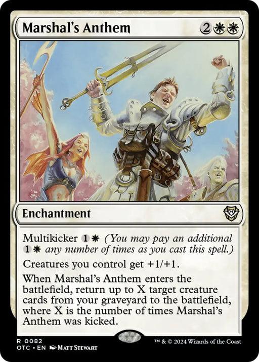 Marshal’s Anthem [Outlaws of Thunder Junction Commander] - MTG Single