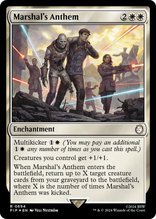 Marshal’s Anthem (Surge Foil) [Fallout] - MTG Single