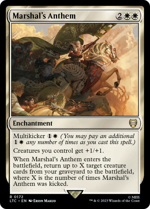 Marshal’s Anthem [The Lord of the Rings: Tales of Middle-Earth Commander] - MTG Single