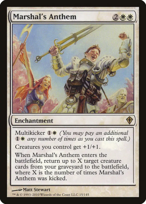 Marshal’s Anthem [Worldwake] - MTG Single