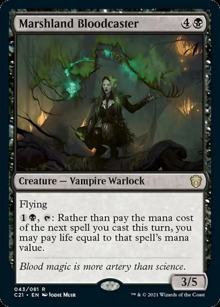 Marshland Bloodcaster [Commander 2021] - MTG Single