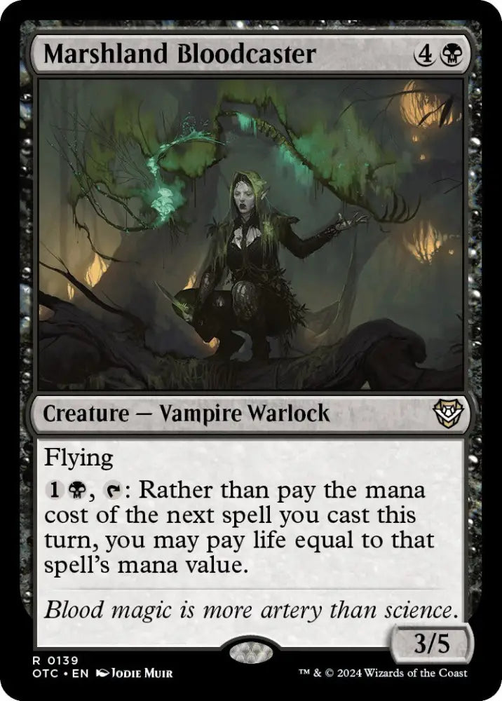 Marshland Bloodcaster [Outlaws of Thunder Junction Commander] - MTG Single