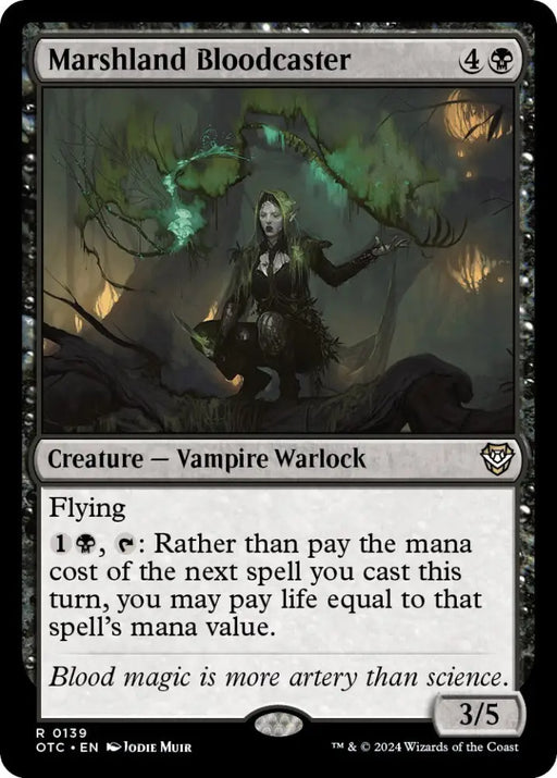 Marshland Bloodcaster [Outlaws of Thunder Junction Commander] - MTG Single