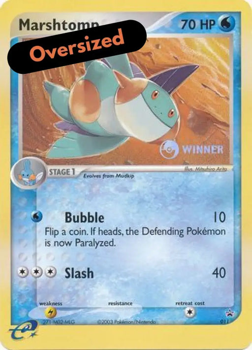 Marshtomp (011) (Jumbo Card) [Nintendo: Black Star Promos] - Pokemon Single