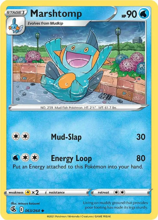 Marshtomp (063/264) [Sword & Shield: Fusion Strike] - Pokemon Single