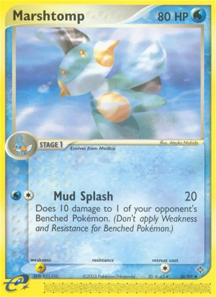 Marshtomp (36/97) [EX: Dragon] - Pokemon Single