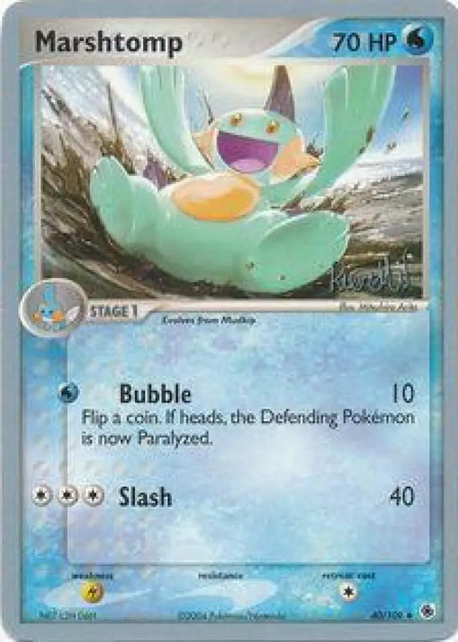 Marshtomp (40/109) (Rocky Beach - Reed Weichler) [World Championships 2004] - Pokemon Single
