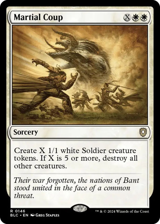 Martial Coup [Bloomburrow Commander] - MTG Single