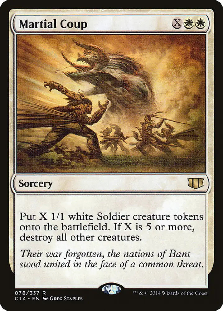 Martial Coup [Commander 2014] - MTG Single