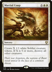 Martial Coup [Phyrexia: All Will Be One Commander] - MTG Single