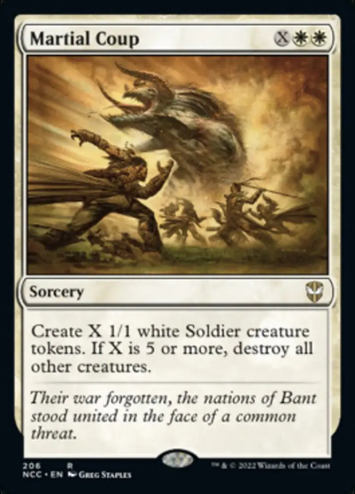Martial Coup [Streets of New Capenna Commander] - MTG Single