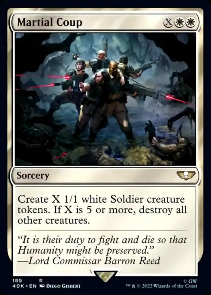 Martial Coup [Warhammer 40,000] - MTG Single