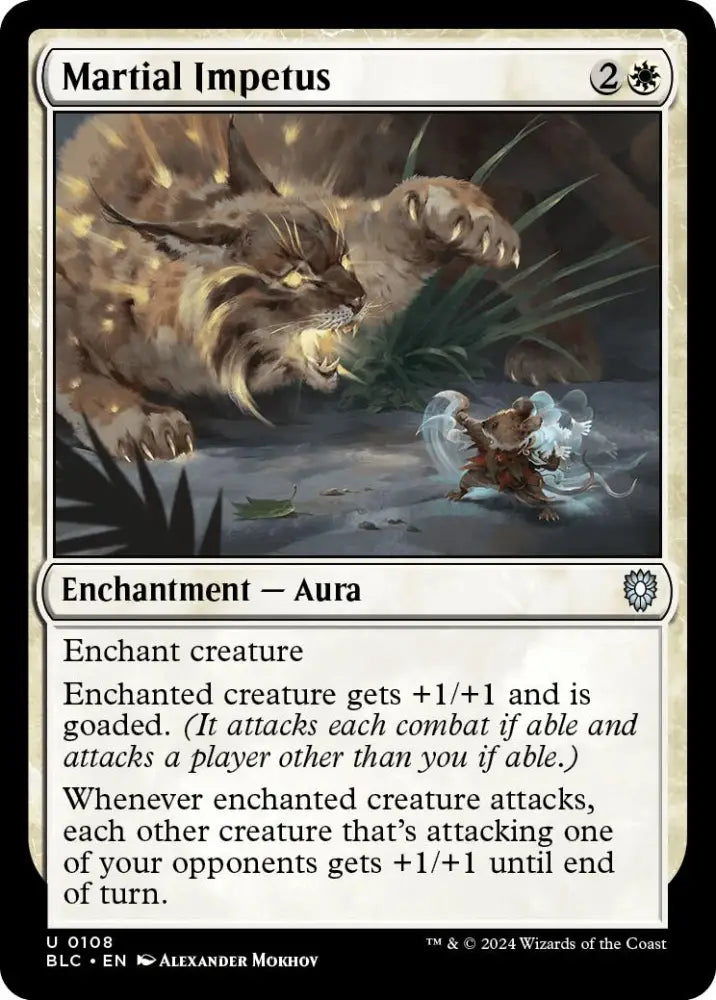 Martial Impetus [Bloomburrow Commander] - MTG Single