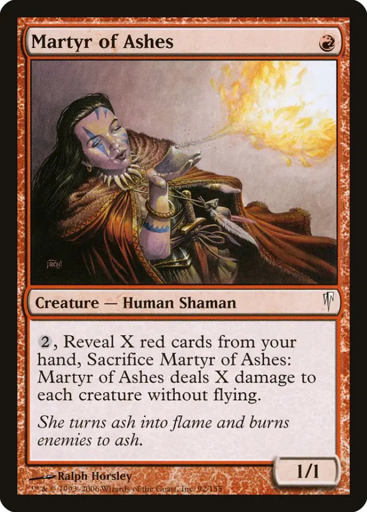 Martyr of Ashes [Coldsnap] - MTG Single