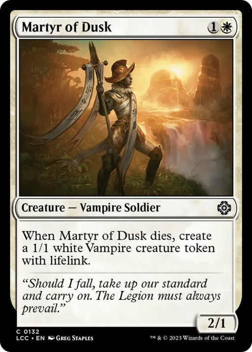 Martyr of Dusk [The Lost Caverns of Ixalan Commander] - MTG Single