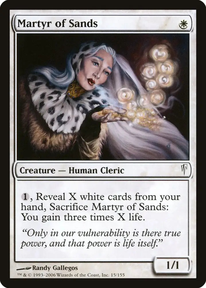 Martyr of Sands [Coldsnap] - MTG Single