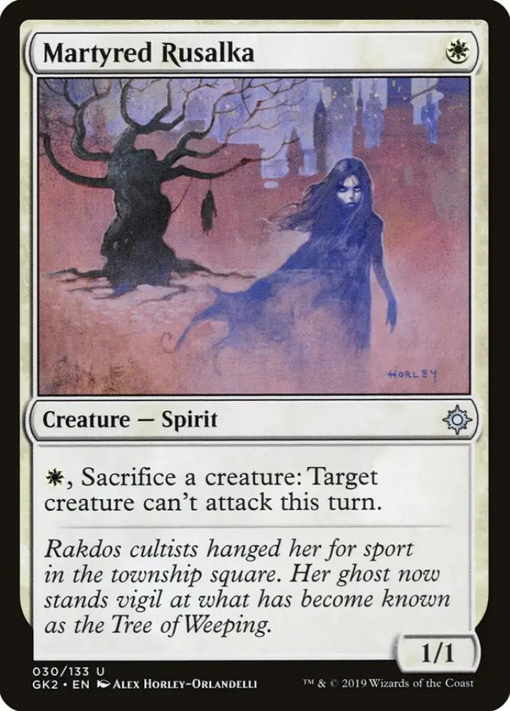 Martyred Rusalka [Ravnica Allegiance Guild Kit] - MTG Single