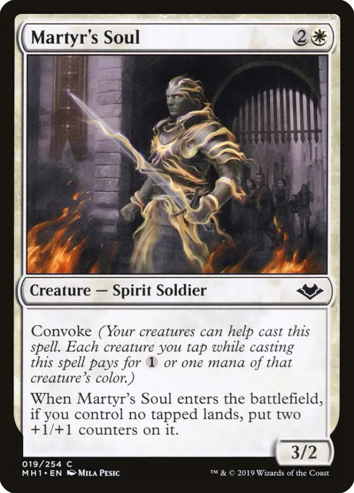 Martyr’s Soul [Modern Horizons] - MTG Single