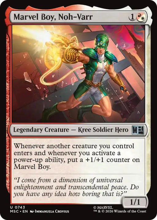 Marvel Boy, Noh-Varr (743) [Marvel Super Heroes Commander]