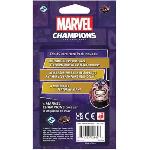 Marvel Champions LCG: Black Panther - Hero Pack (EN) - Board Games