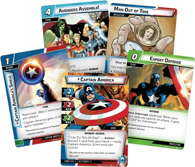 Marvel Champions: LCG: Captain America Hero Pack (Fr) - Board Games