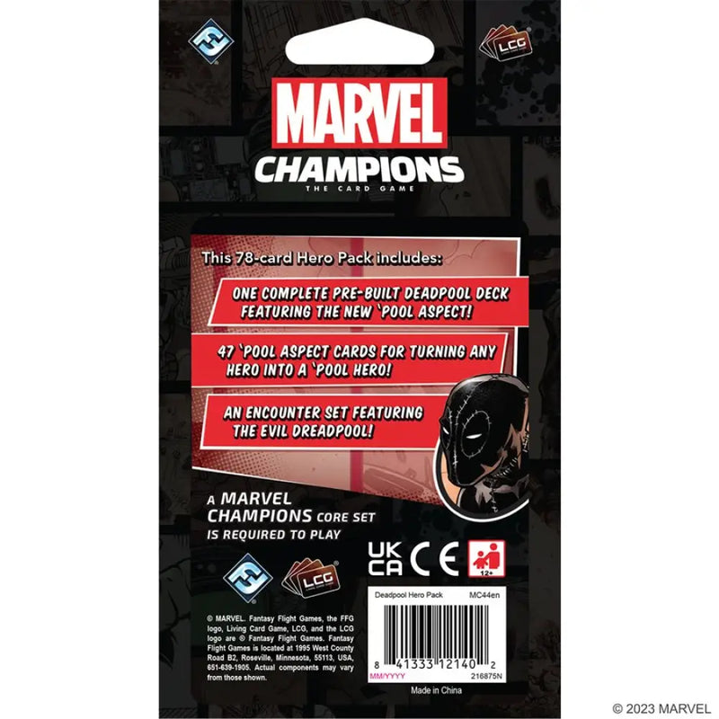 Marvel Champions LCG: Deadpool Hero Pack (FR) - Board Games