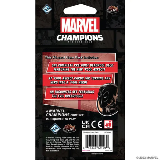 Marvel Champions LCG: Deadpool Hero Pack (FR) - Board Games