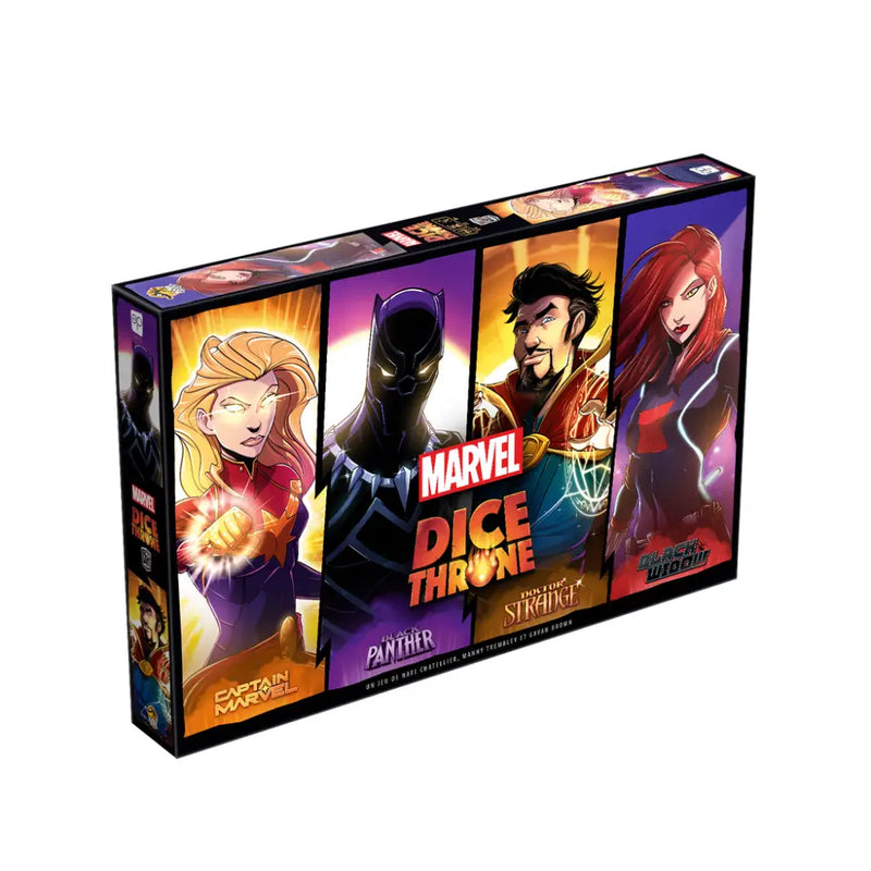 Marvel Dice Throne - Black Widow vs Doctor Strange vs Captain Marvel vs Black Panther (FR) - Board Games