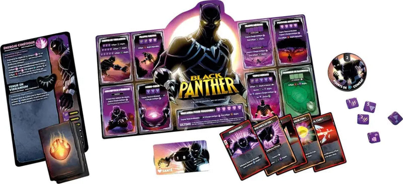 Marvel Dice Throne - Black Widow vs Doctor Strange vs Captain Marvel vs Black Panther (FR) - Board Games