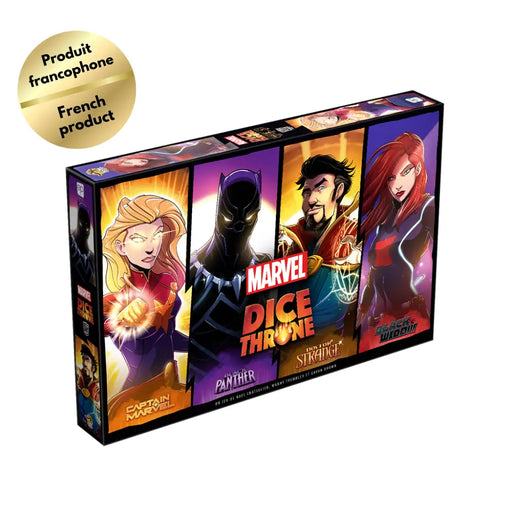 Marvel Dice Throne - Black Widow vs Doctor Strange vs Captain Marvel vs Black Panther (FR) - Board Games