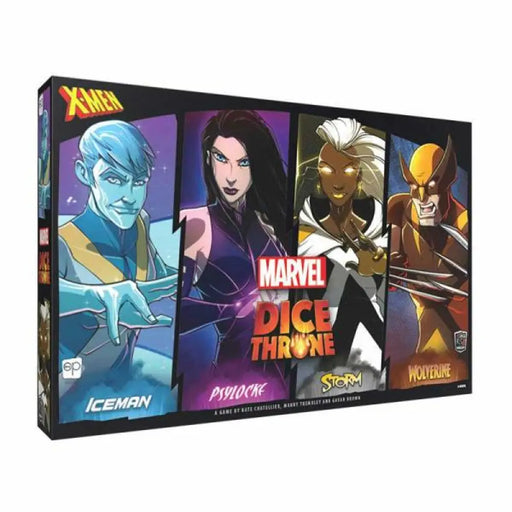 Marvel Dice Throne - Ice Man vs Psylocke vs Storm vs Wolverine (ENG) - Board Games