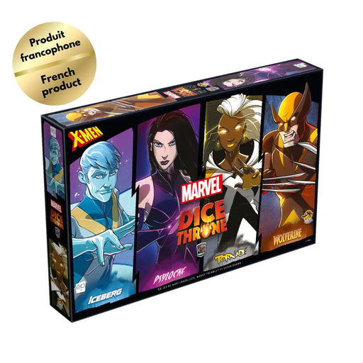 Marvel Dice Throne - Ice Man vs Psylocke vs Storm vs Wolverine (FR) - Board Games