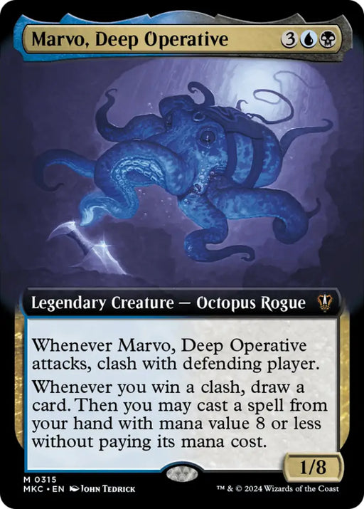 Marvo Deep Operative (Extended Art) [Murders at Karlov Manor Commander] - MTG Single