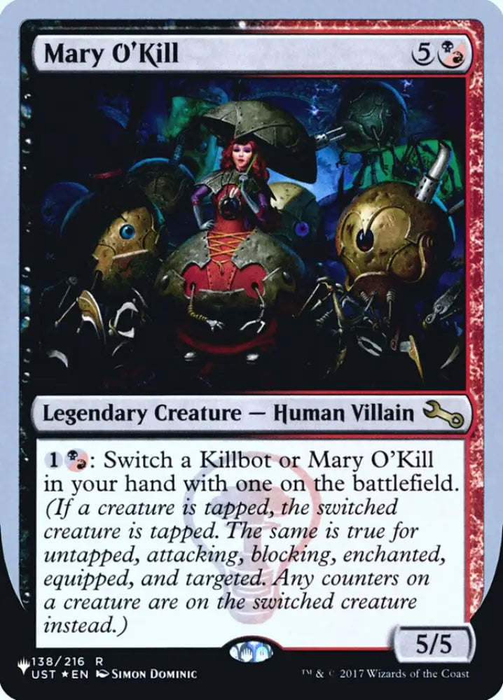 Mary O’Kill (Unfinity Foil Edition) [The List] - MTG Single