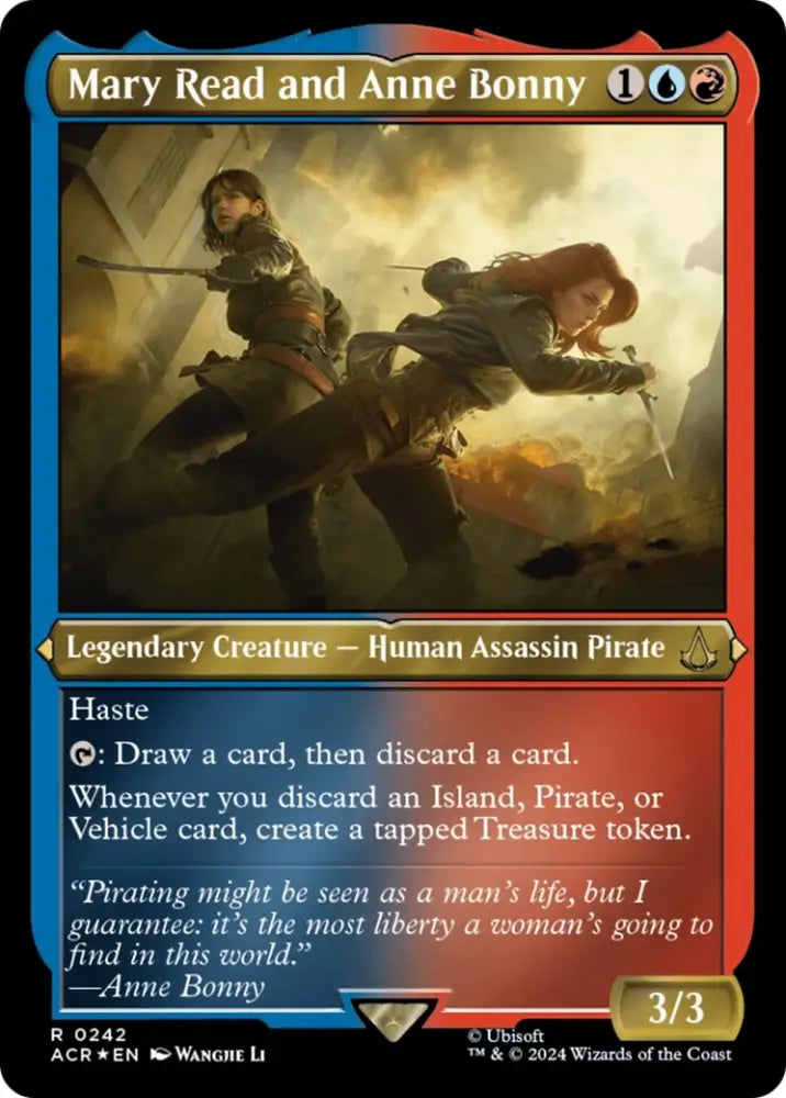 Mary Read and Anne Bonny (Foil Etched) [Assassin’s Creed] - MTG Single