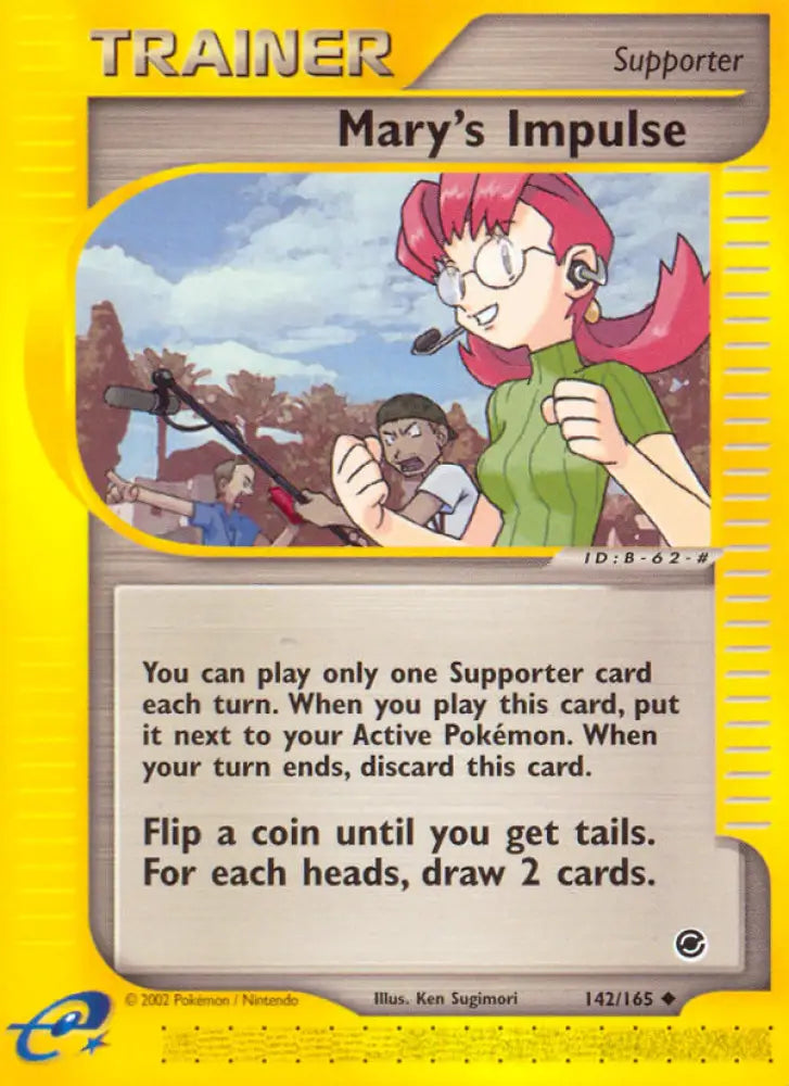Mary’s Impulse (142/165) [Expedition: Base Set] - Pokemon Single