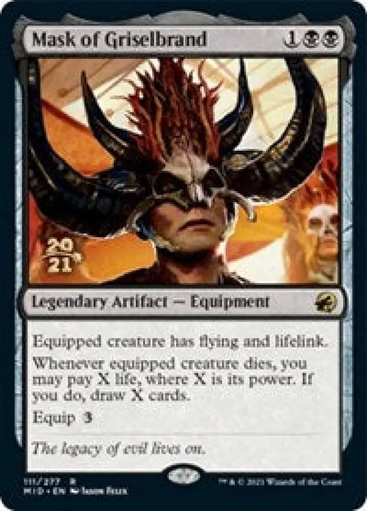 Mask of Griselbrand (111) [Prerelease Cards]