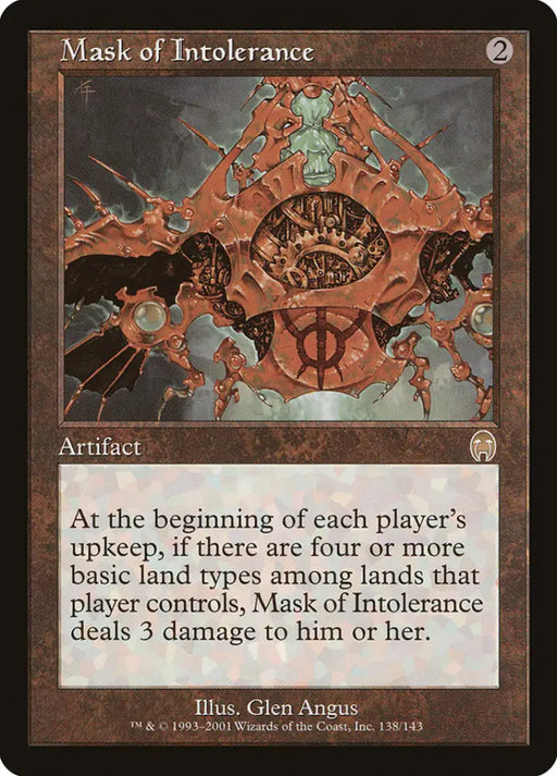Mask of Intolerance [Apocalypse] - MTG Single