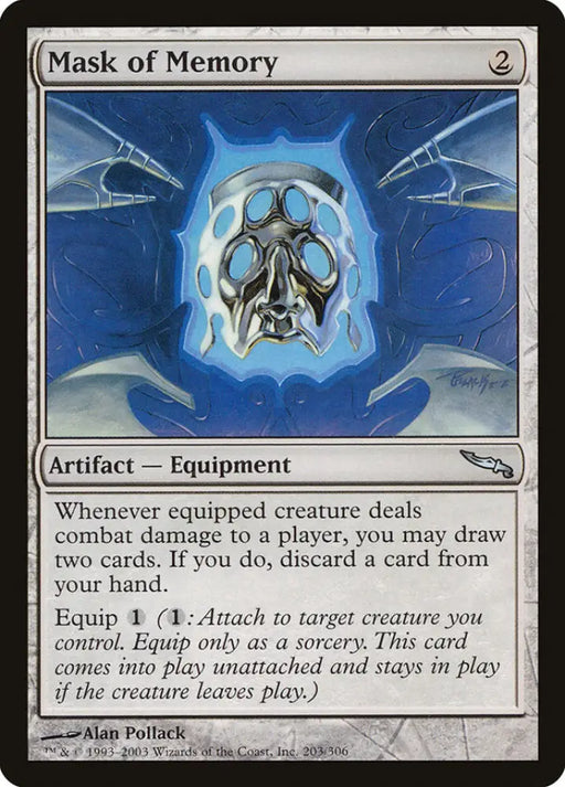 Mask of Memory [Mirrodin] - MTG Single